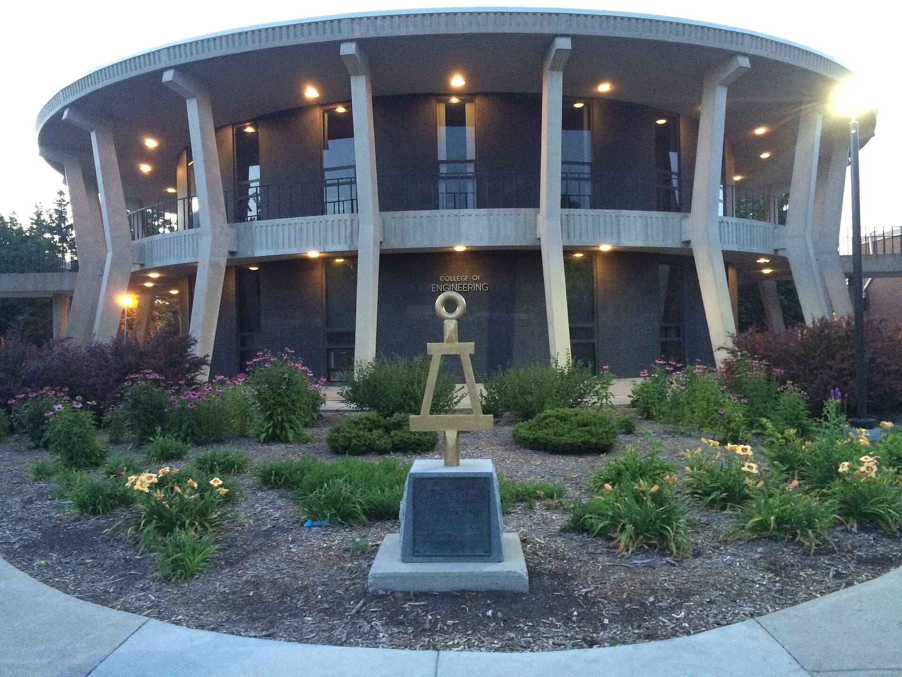 Entrance to College of Engineering (photograph from the Wikimedia Commons category North Dakota State University)